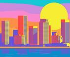 Cityscape Sunset