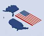 Unique United States Landmark Map Vectors