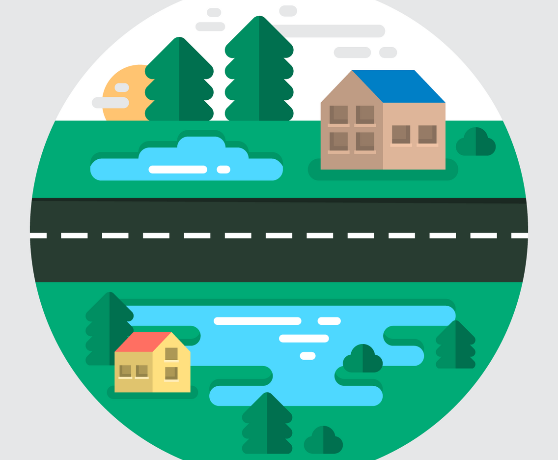 Suburban Landscape