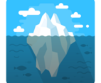 Floating Iceberg