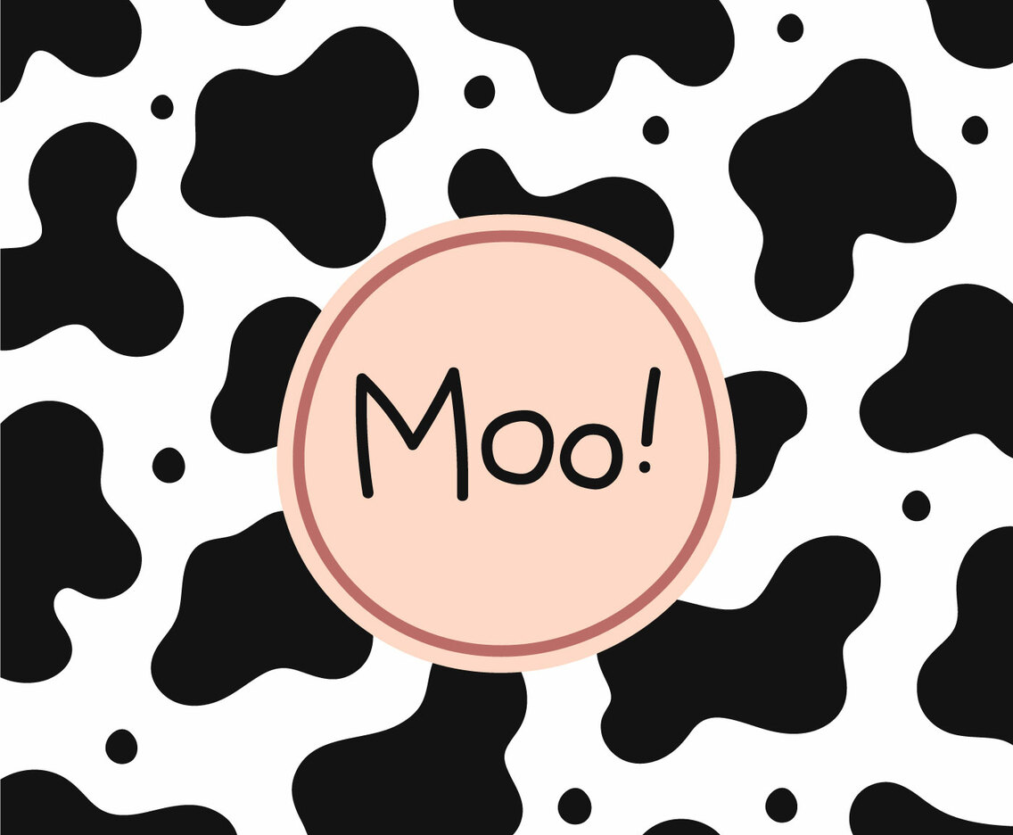 Cow Skin Texture Background