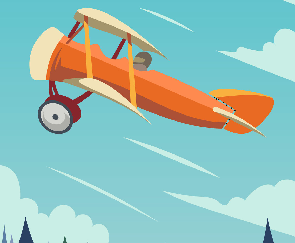 Biplane Fly