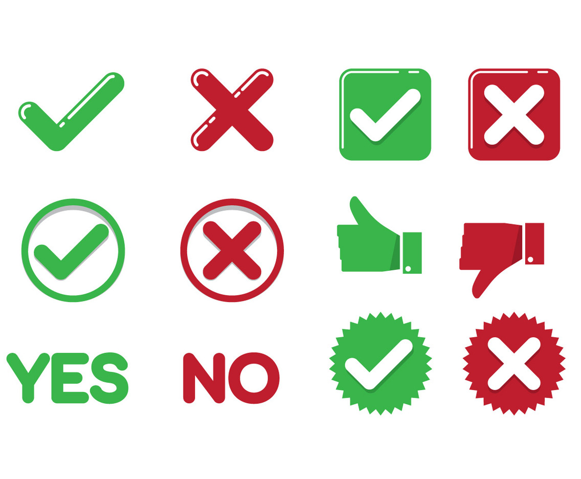 Yes or No Clip Art