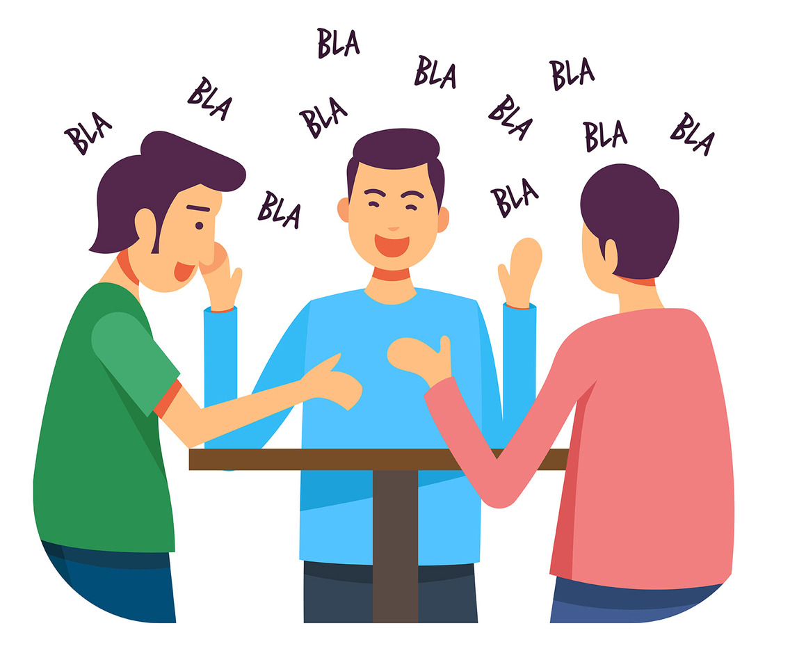 People Talking Illustration