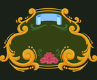 Fileteado Frame Vector