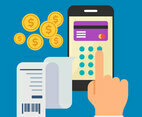 Unique Pay With Phone Vectors