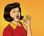 Woman Pop Art