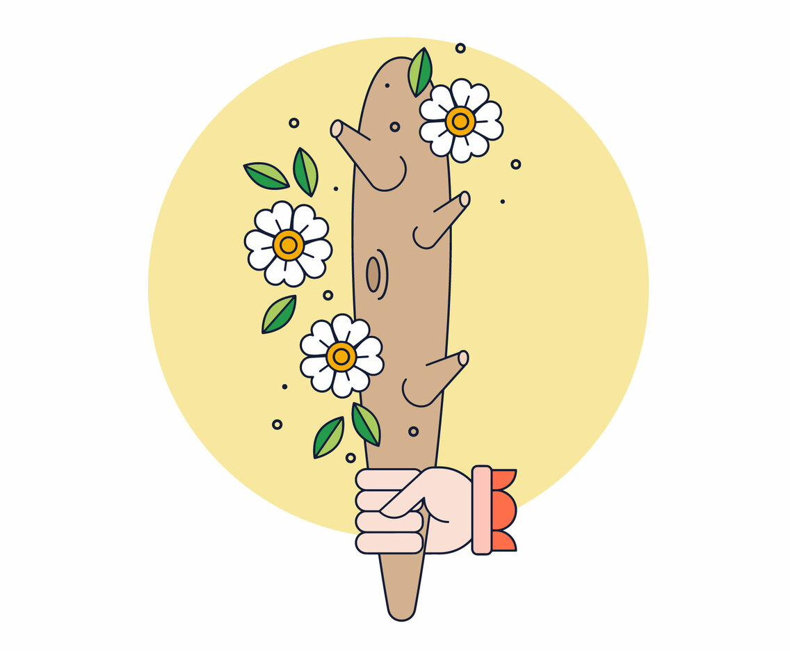 Stick Club Vector