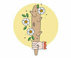 Stick Club Vector