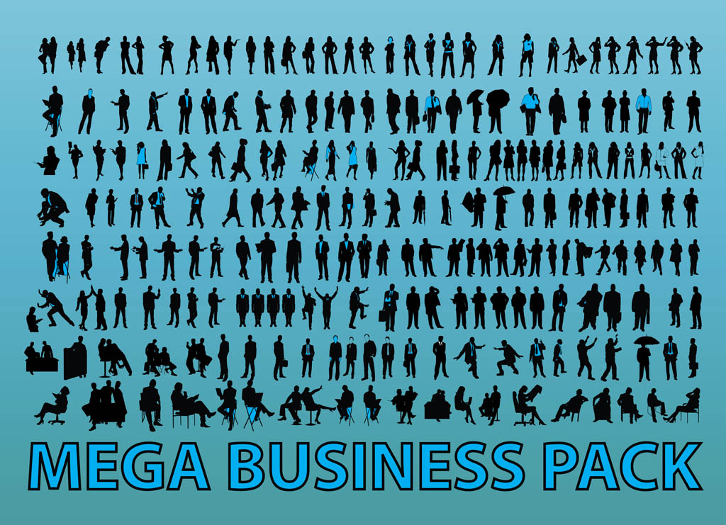 Business People Vector Graphics