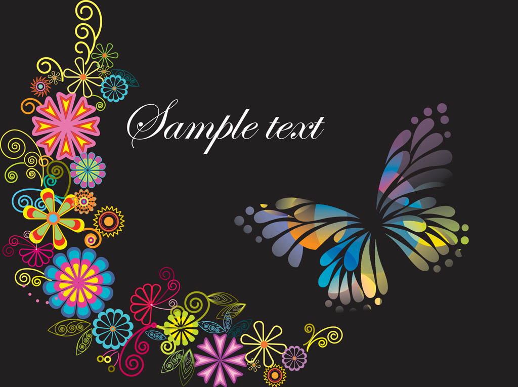 Butterfly Greeting Card Template