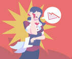 Business Woman Shock