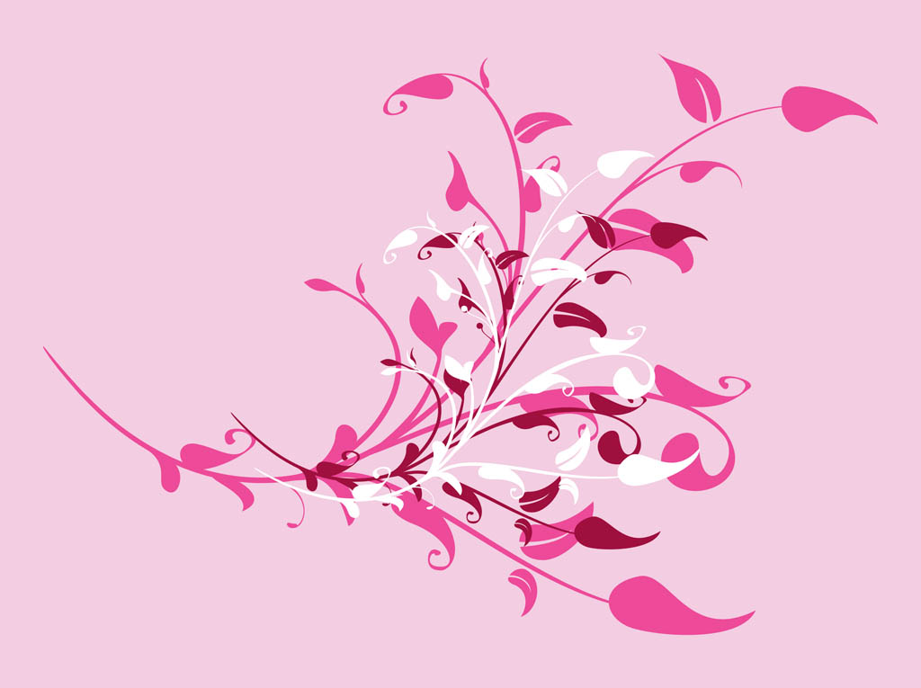 Pink Flowers Design