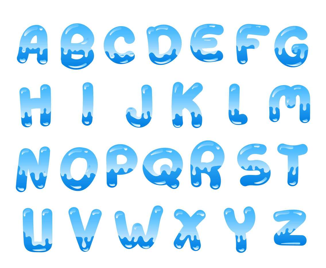 Water Alphabet