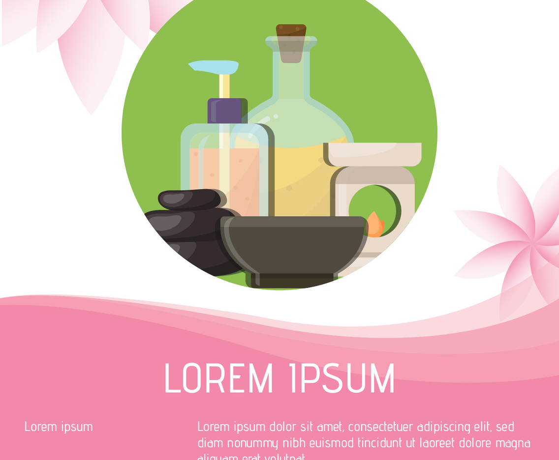 Health And Wellness Brochure Vector Template