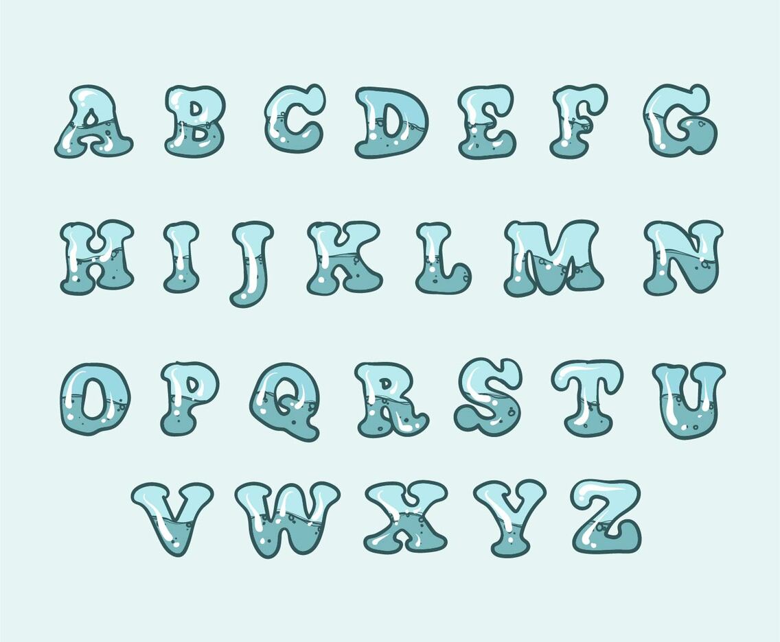 Water Alphabet