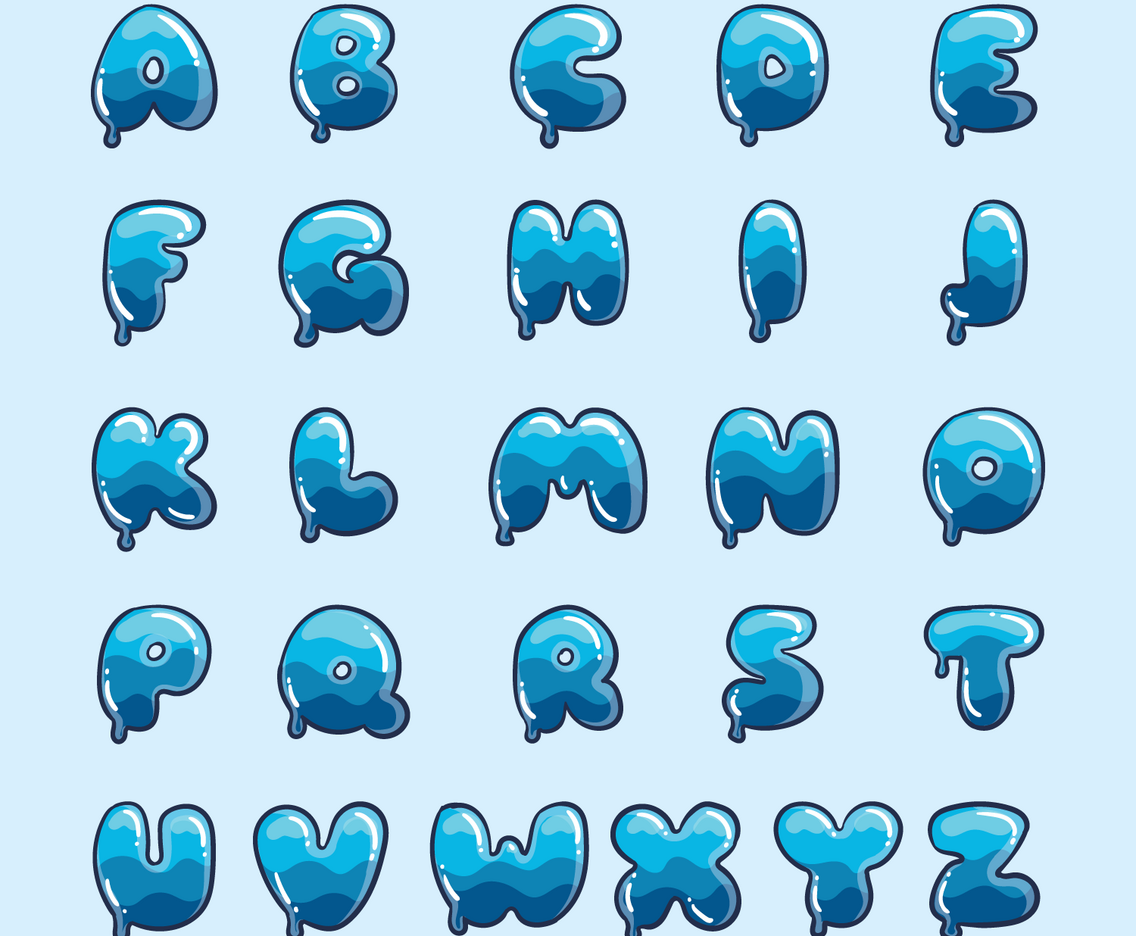 Water Alphabet