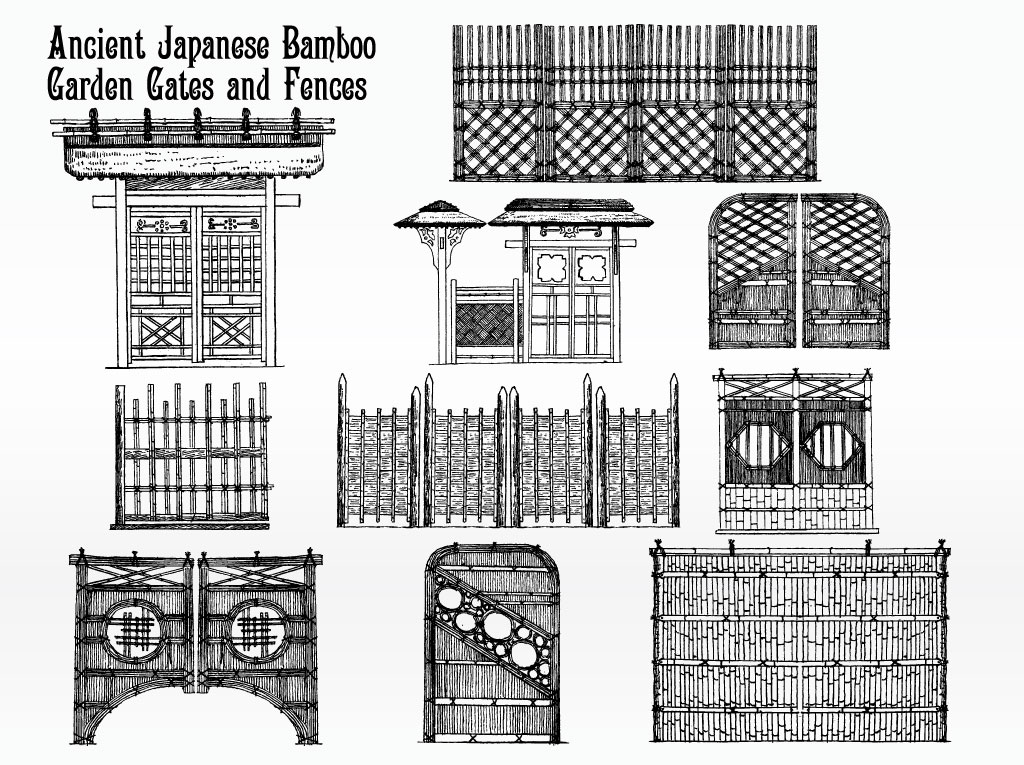 Japanese Bamboo Fences