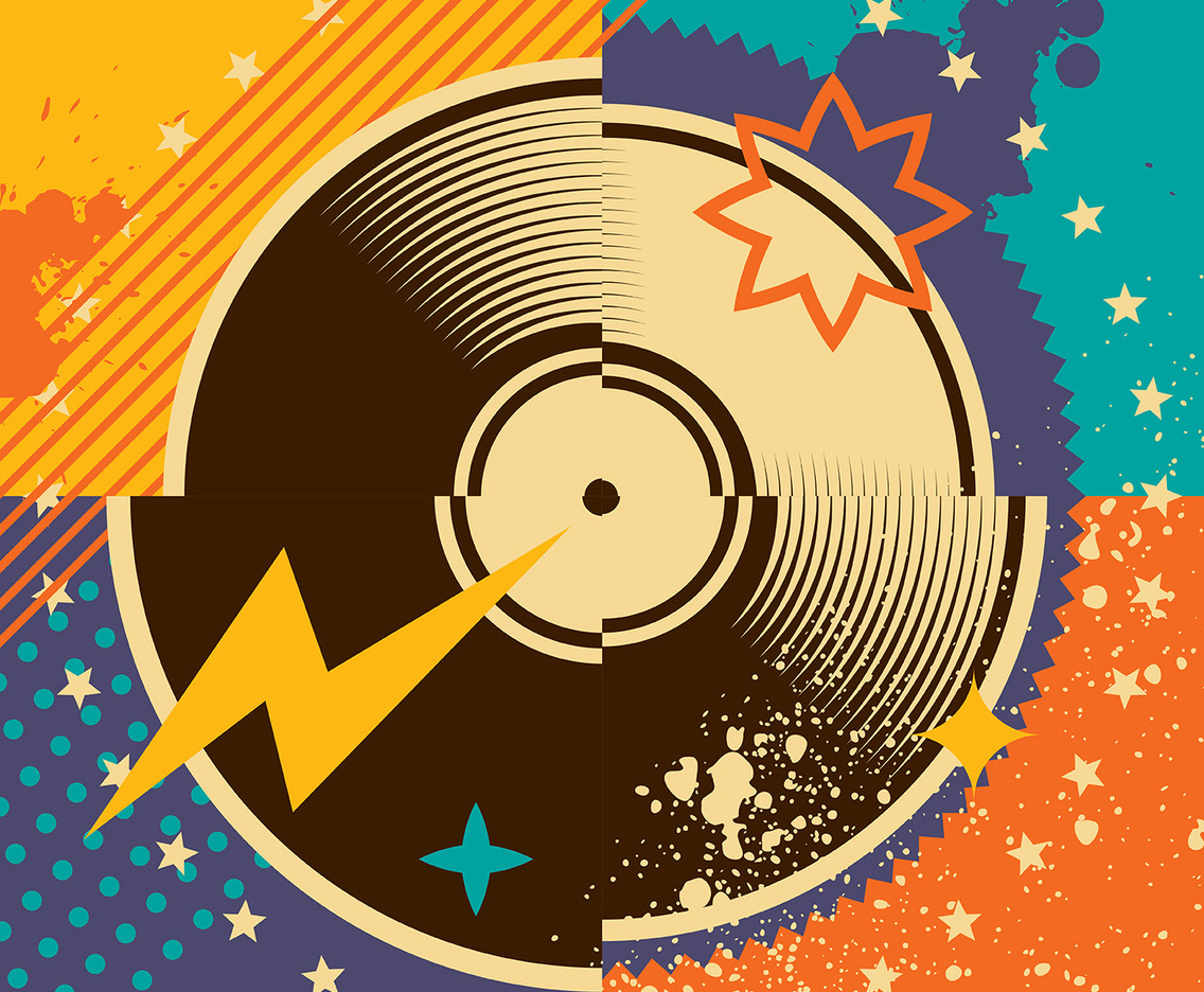 vinyl records