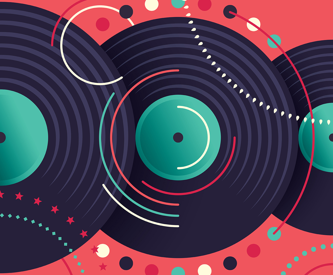vinyl records