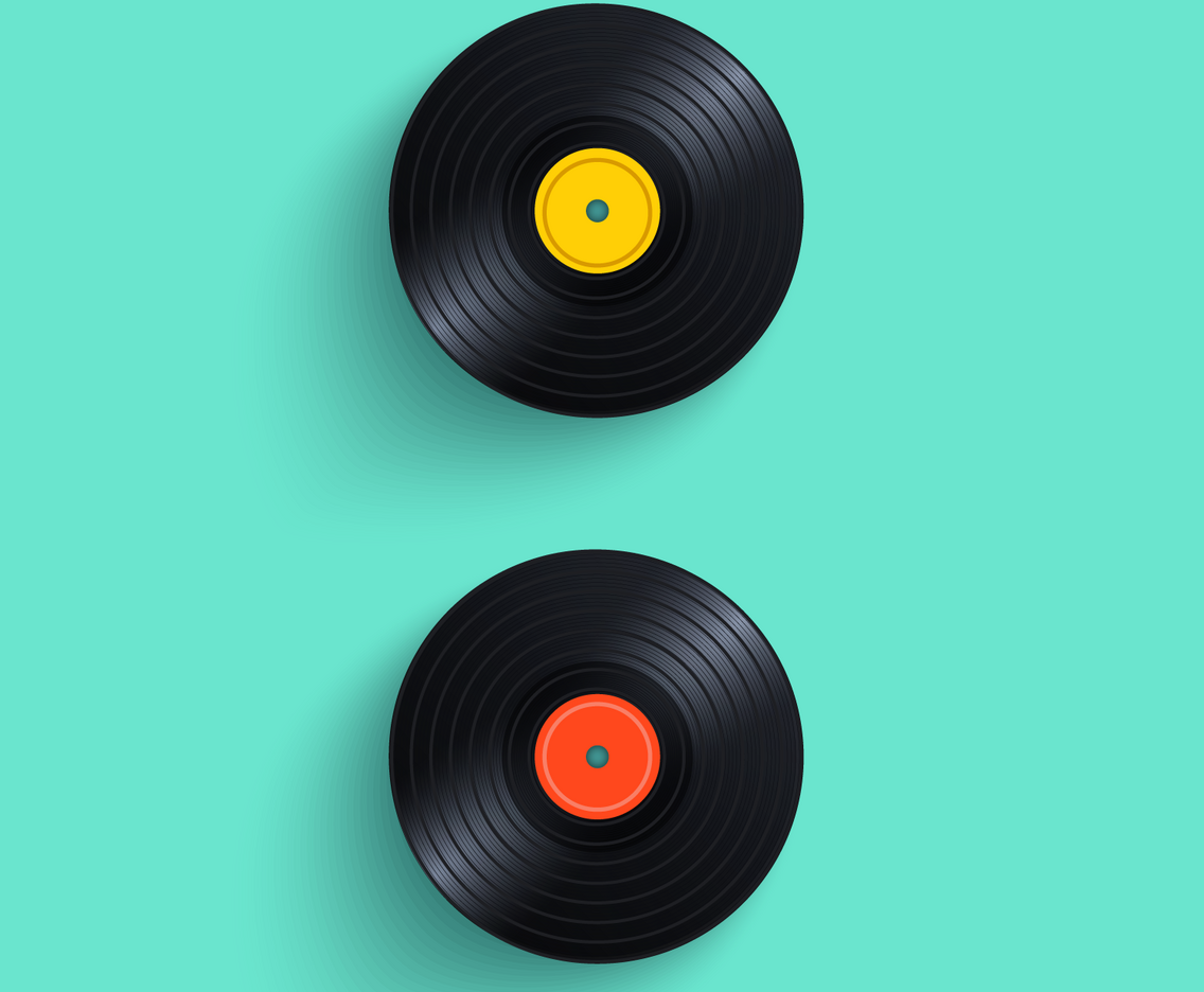 vinyl records