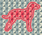 abstract dog