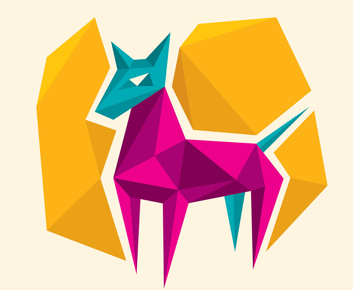 abstract dog