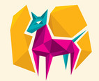 abstract dog