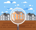 Real Estate Listing Illustration