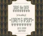 Save The Date Vector