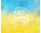 Blurry Bokeh Summer Background