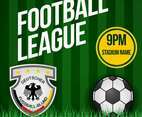 German Soccer Patch Poster