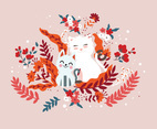 Puppies and Kittens Super Cute Vector