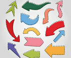 Colorful Arrow Stickers Pack