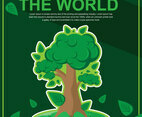Think Green Poster Design