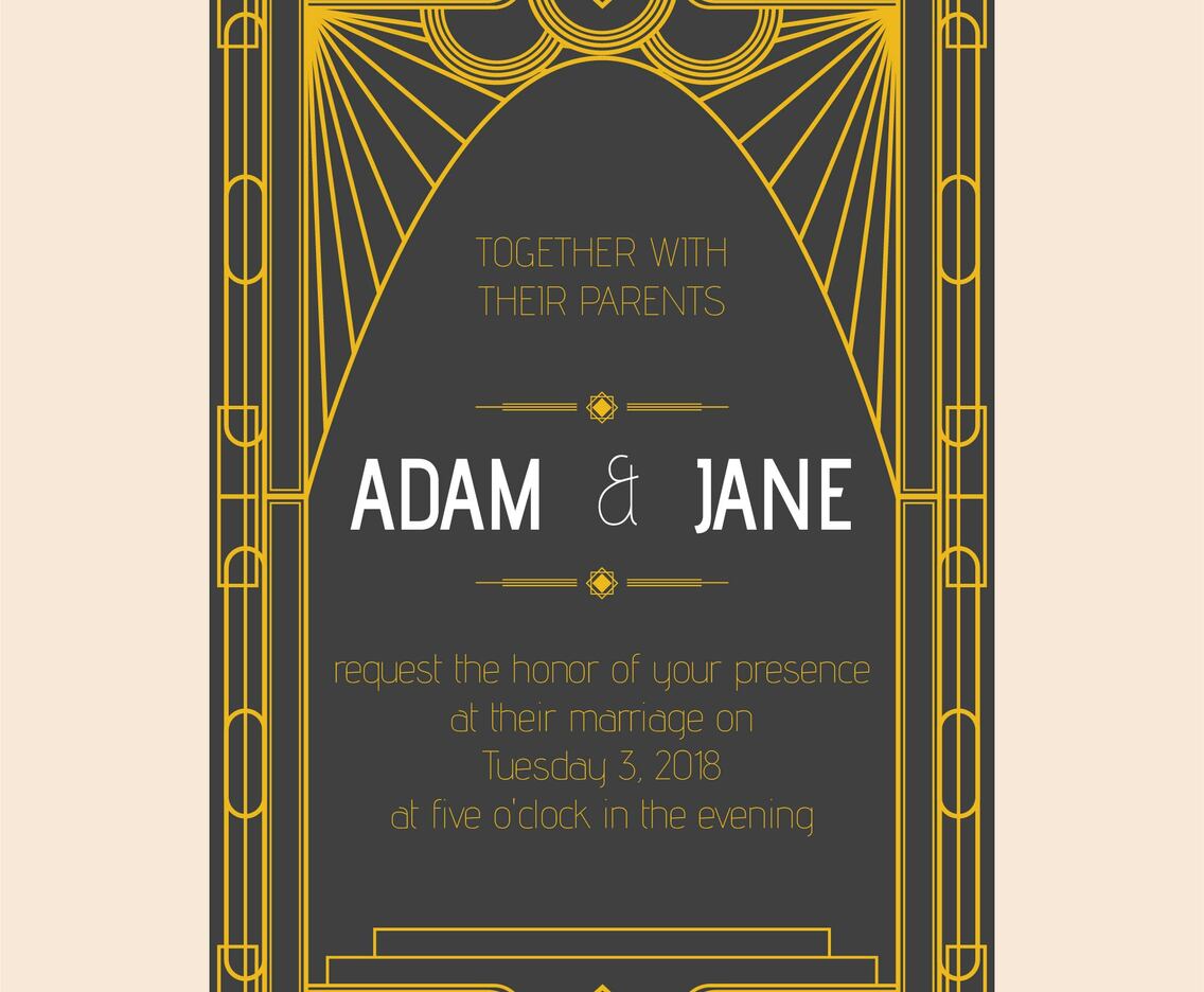 Art Deco Wedding