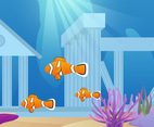 Awesome City of Atlantis  Vectors