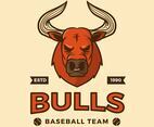Flat Baseball Mascot Vector Illustration