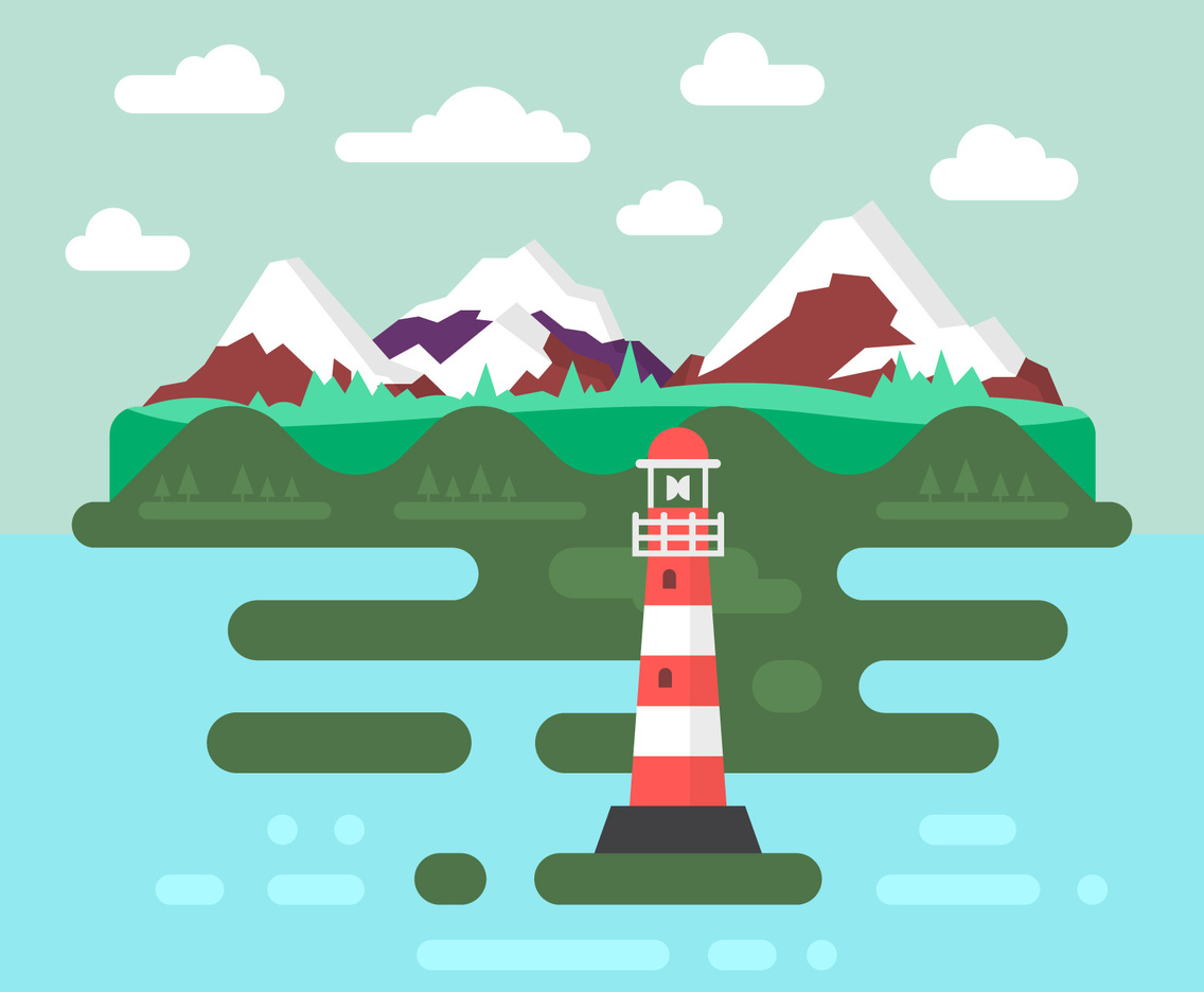 Flat Lighthouse