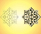 Afghan Decorations Vector