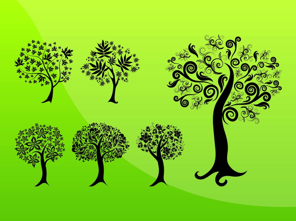 Download Trees Designs Vector Art & Graphics | freevector.com