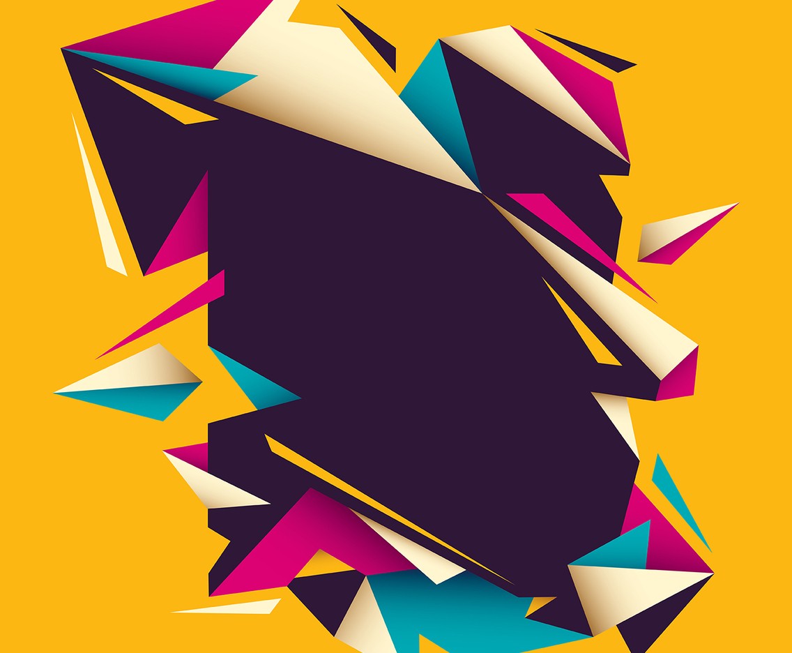 geometric banner