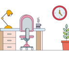 Desk Vector