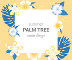 Vector Summer Greeting Card Design