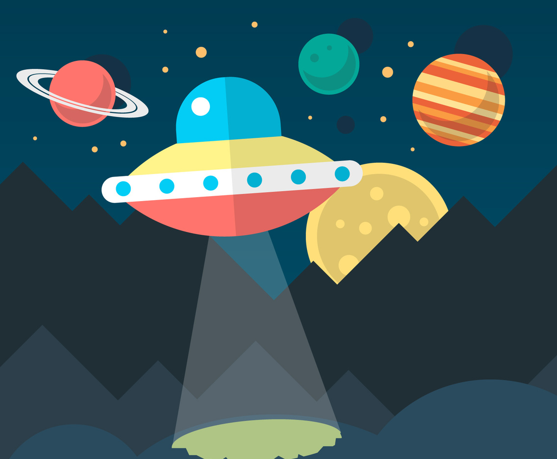 Flat UFO