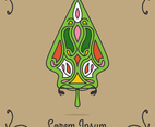 Illustration Of Gunungan Wayang
