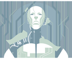 Ai Robot Building Vector