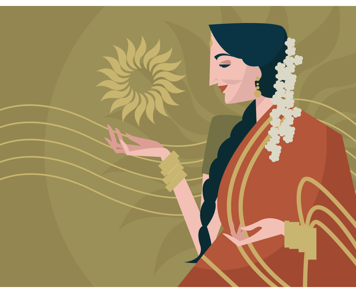 Happy Ugadi Vector