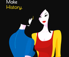 Vector International Women’s Day Pop Art Poster