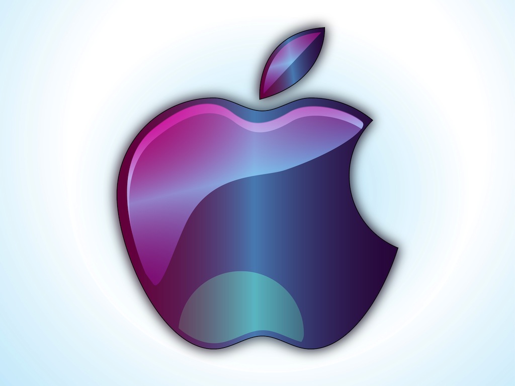 Shiny Apple Logo Vector Art & Graphics | freevector.com